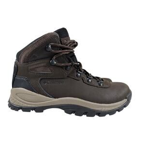 Columbia Hiking Boot Newton Ridge Plus Womens 8.5 Waterproof Leather Cordovan